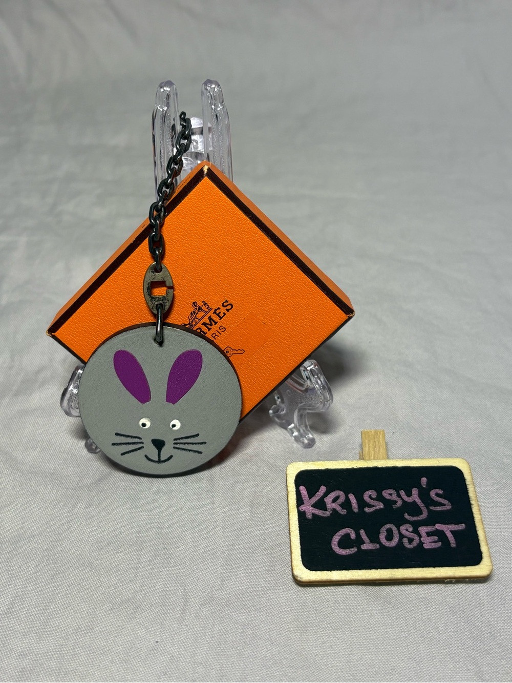 ❤️ Hermes Rabbit Bag Charm + Box